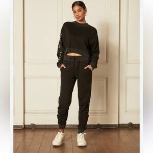 Boyish Black Paul Tapered Joggers Small NWT